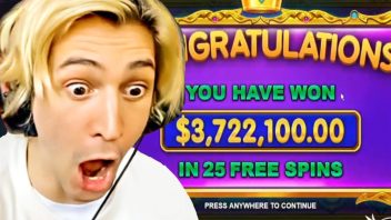 xQc Wins $3,700,000 on Starlight Princess Slots! 🌟